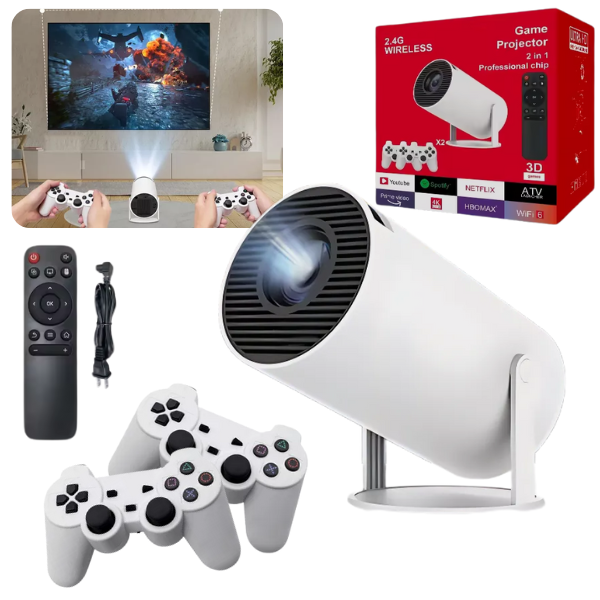 Producto - Proyector Smart con consola retro incorporada