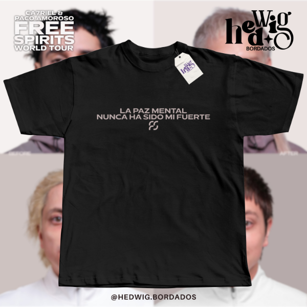 Remera La Paz Mental Ca7riel y Paco — imagen 2