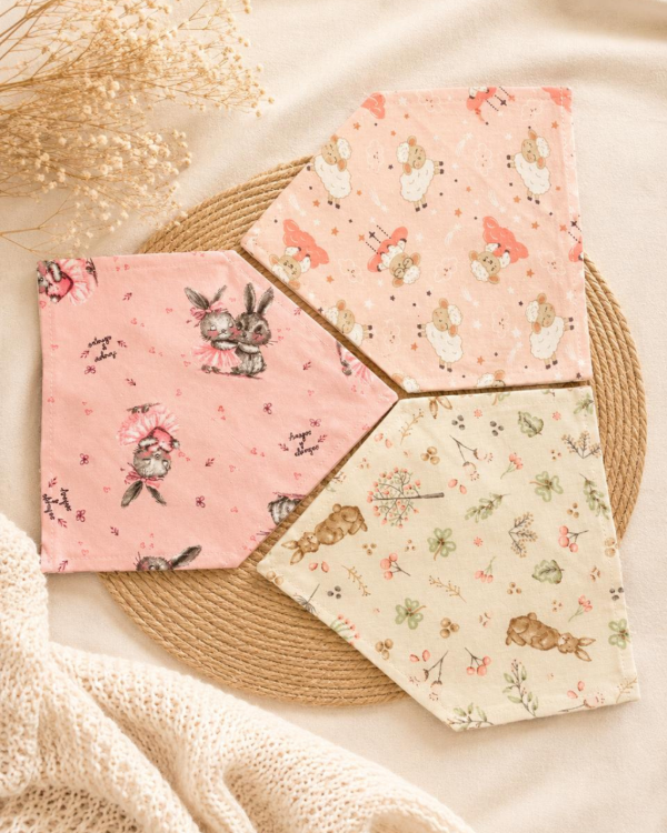 Producto - PACK 3 BABEROS BANDANA CON PLASTICO ATRAS - 6
