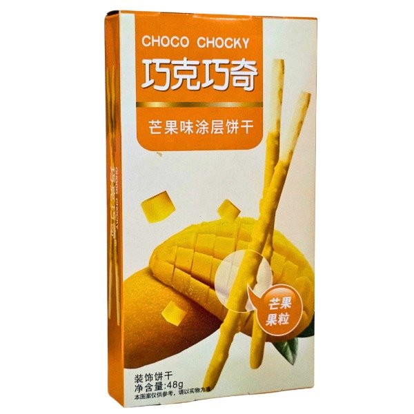 Producto - Choco Choky Palitos Bañados En Crema De Mango 48 GR