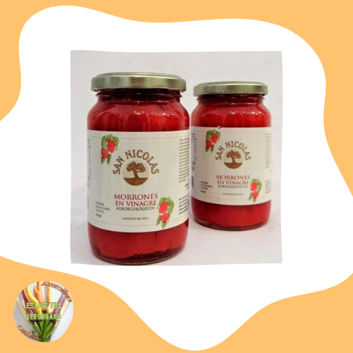 Producto - Morrones al vinagre - 250gr - Olivares de San Nicolás