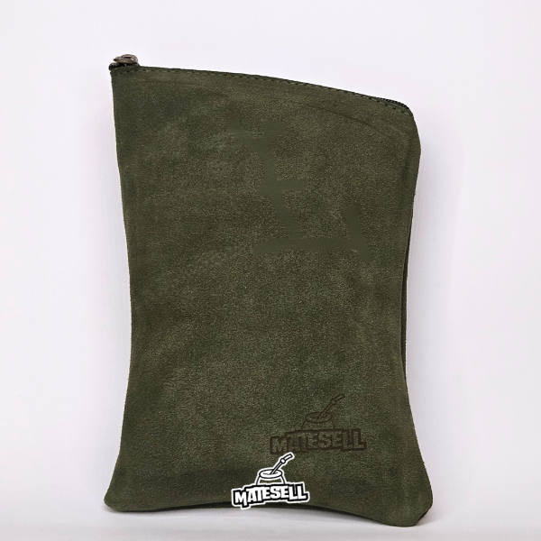 Producto - YERBERO 500g CUERO GAMUZADO - Verde oliva