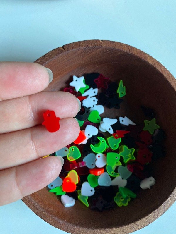 Producto - Dijes 1cm solo corte (ya en stock. forma surtida)