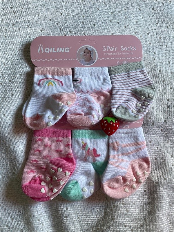 Producto - MEDIAS BEBA ANTIDESLIZANTES QILING