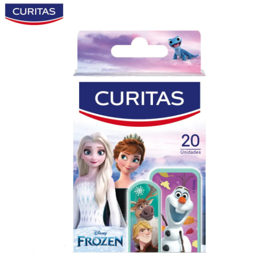 Producto - CURITAS INFANTILES C/ DISEÑOS - 20 UNIDADES - FROZEN