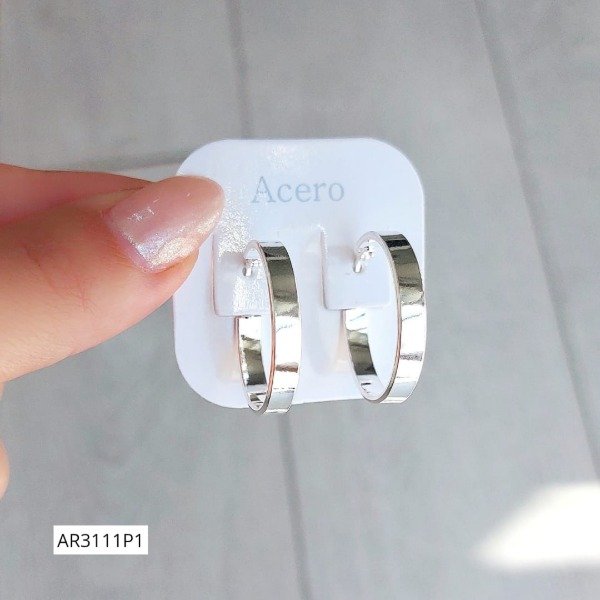 Producto - Aros argollas chatas 4 tamaños