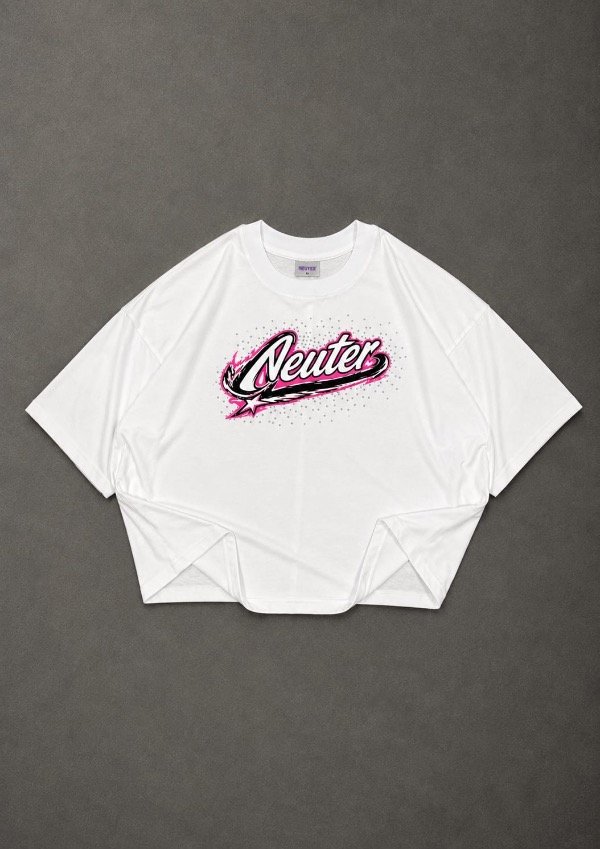 Producto - Remera Boxy Shine Vice Blanca