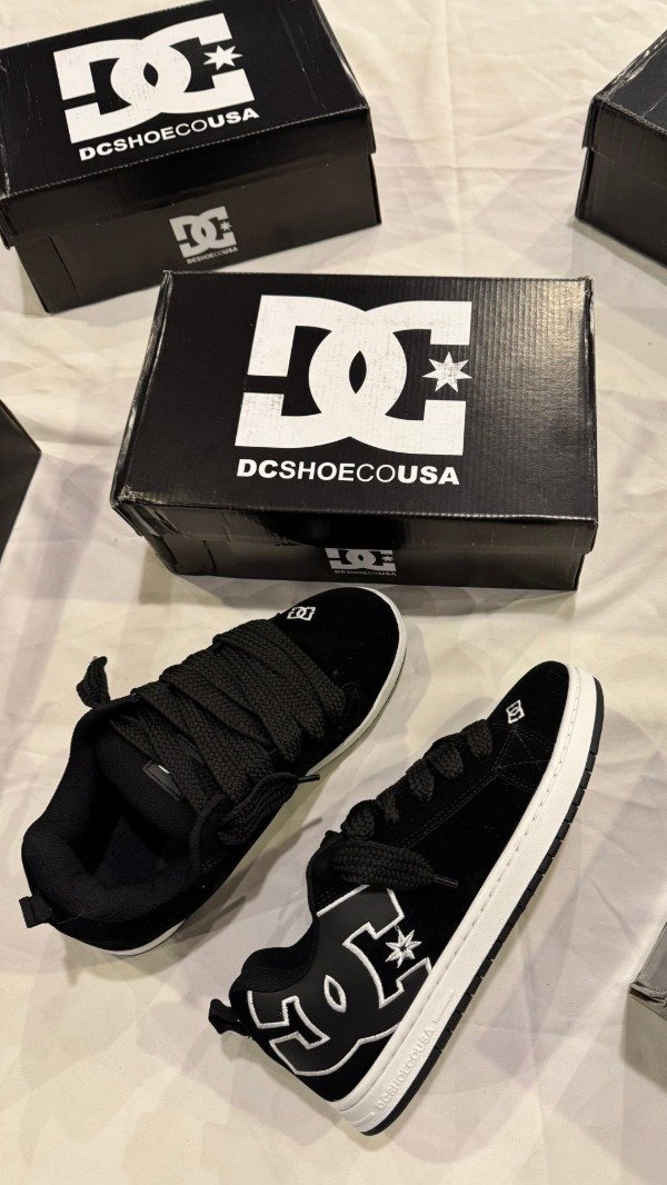 Producto - DC COURT NEGRO/BLANCO