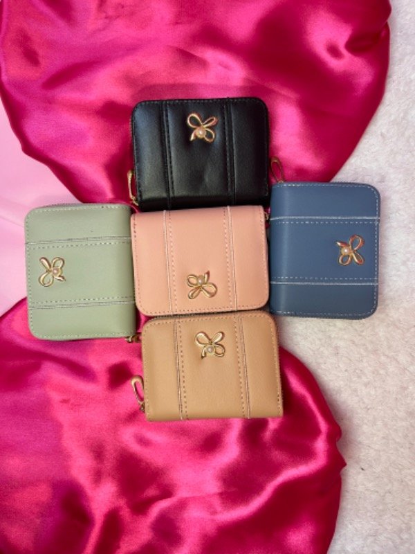 Producto - Tarjetero con moño y perla