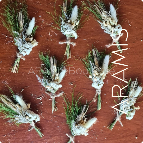 Producto - Mini Ramitos Estilo Romántico Rústico x10