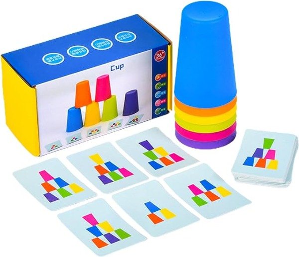 Producto - Juego clásico de vasos apilables