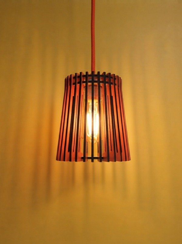 Producto - Lámpara Colgante MINI APUS / Naranja Valencia