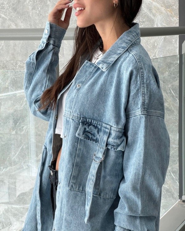 Producto - Camisaco cargo- Jean