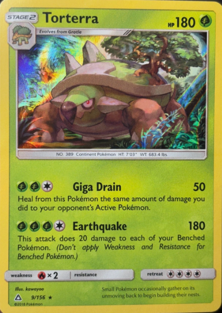 Producto - Torterra - 9/156 - Ultra Prism HOLO