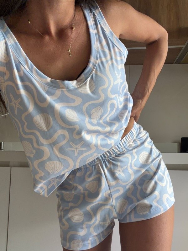 Producto - Pijama corto modal ocean -preventa precio especial y regalo - - 0