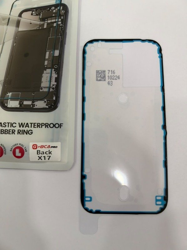 Producto - STICKER SELLO DE AGUA -TAPA- IPHONE 17 (G-OCA PRO)