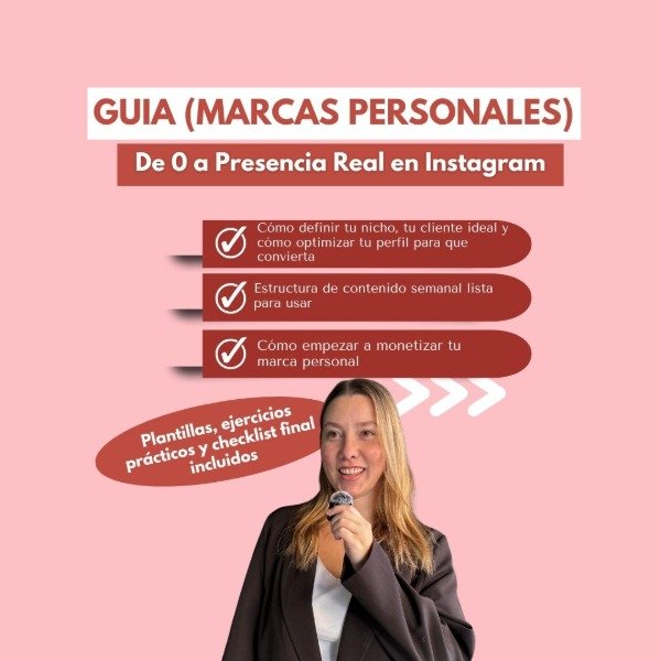 Producto - Guía Práctica: De 0 a Presencia Real en Instagram
