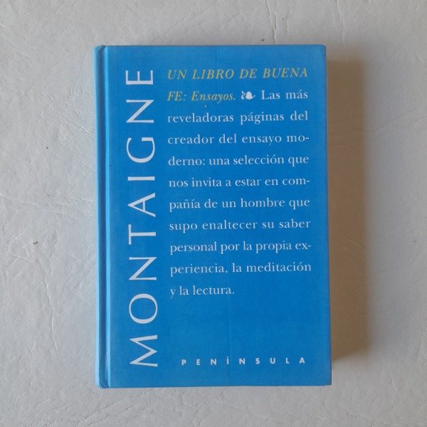 Producto - Un libro de buena fe