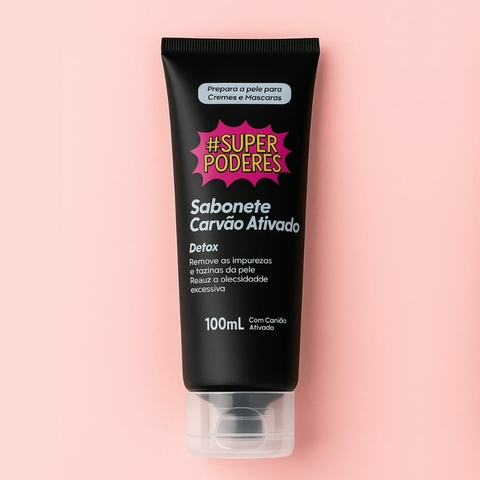 Producto - SABONETE FACIAL CARVAO ATIVADO DETOX 100ML SUPER PODERES