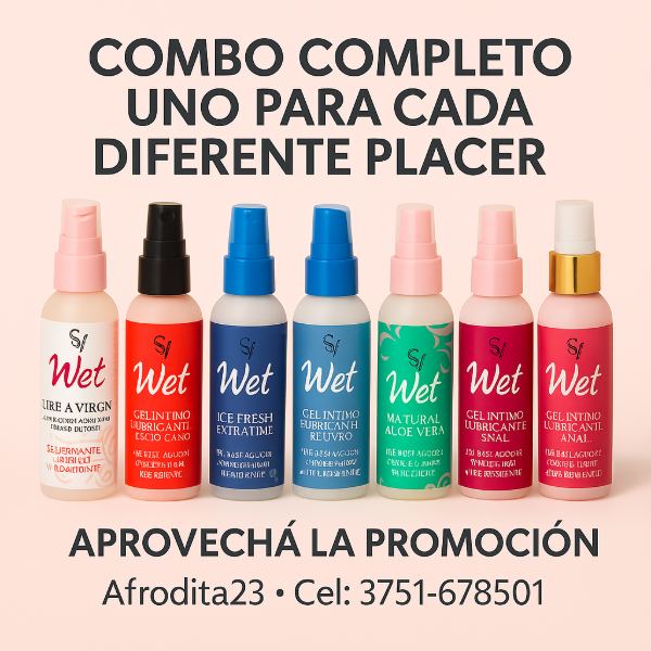 Producto - Geles Íntimos y Placer en Combo 7 Unidades