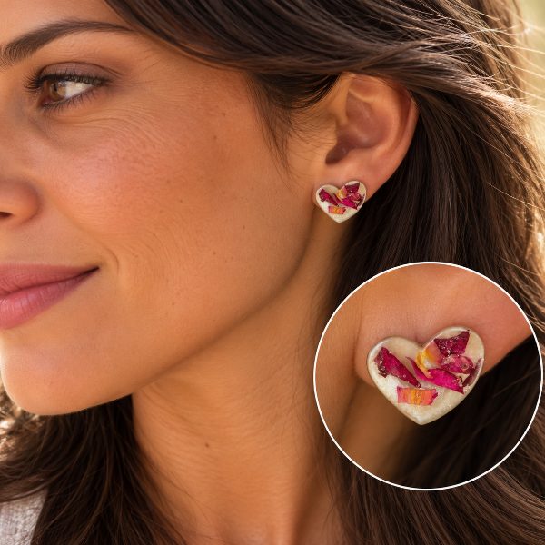 Producto - 6 aros pétalos de rosa - 1
