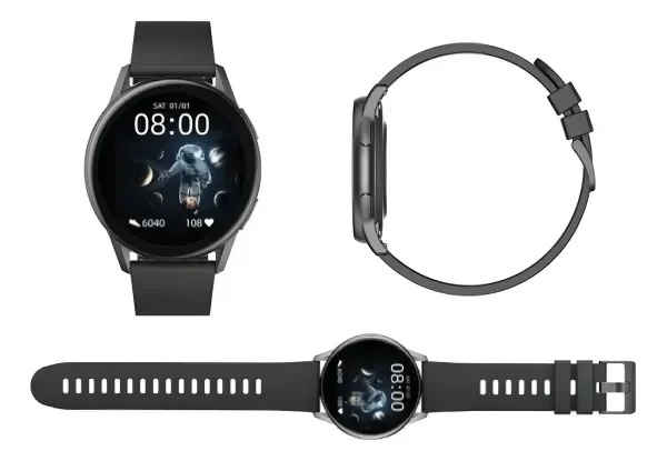 Producto - Smartwatch Kieslect K10 display de 1.32" con correa de silicona - color negro