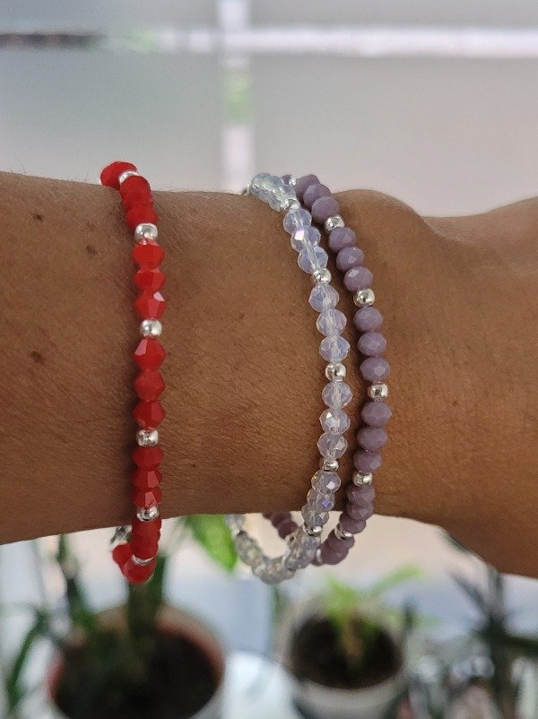 Producto - Pulsera de cuentas facetadas