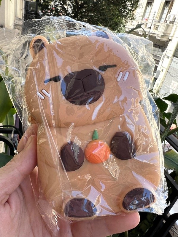Producto - Carterita de goma capibara