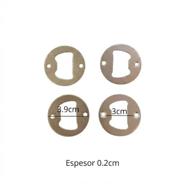 Producto - 6 chapas para destapador de resina - 1
