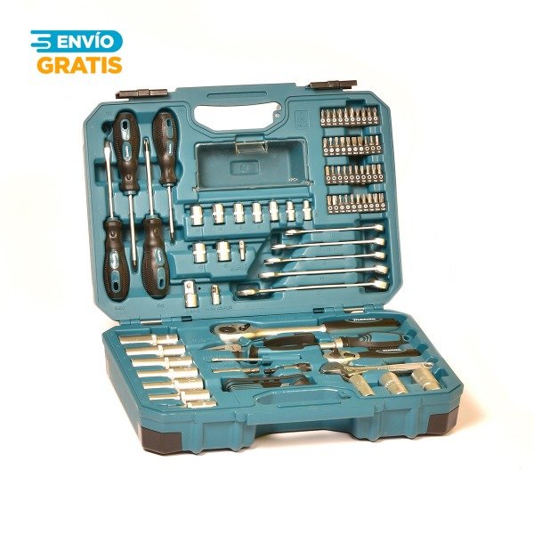 Producto - Set de herramientas Makita de 87 piezas con maletín E-08458