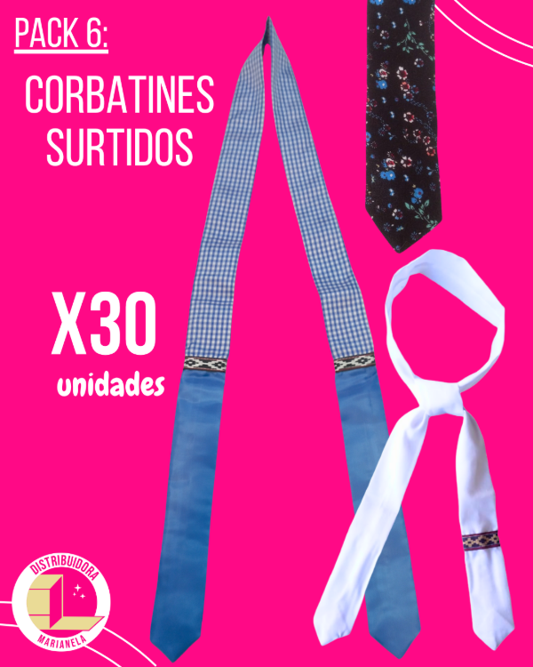 Producto - Corbatines Surtidos - Pack x30 unidades