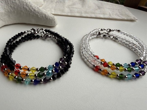 Producto - Pulsera 7 chakras cristales + acero