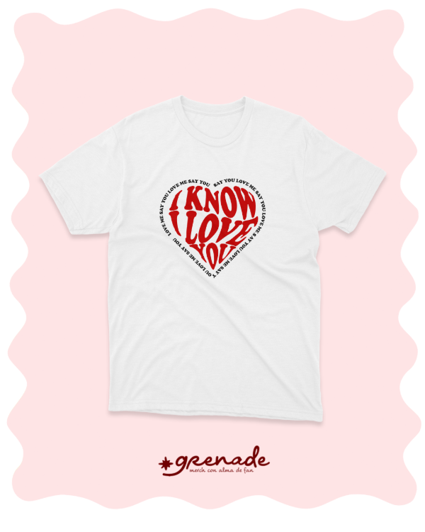 Remera "I know i love you" TXT