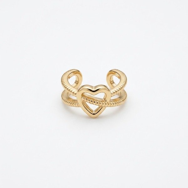 Producto - Cuff Corazón Dorado