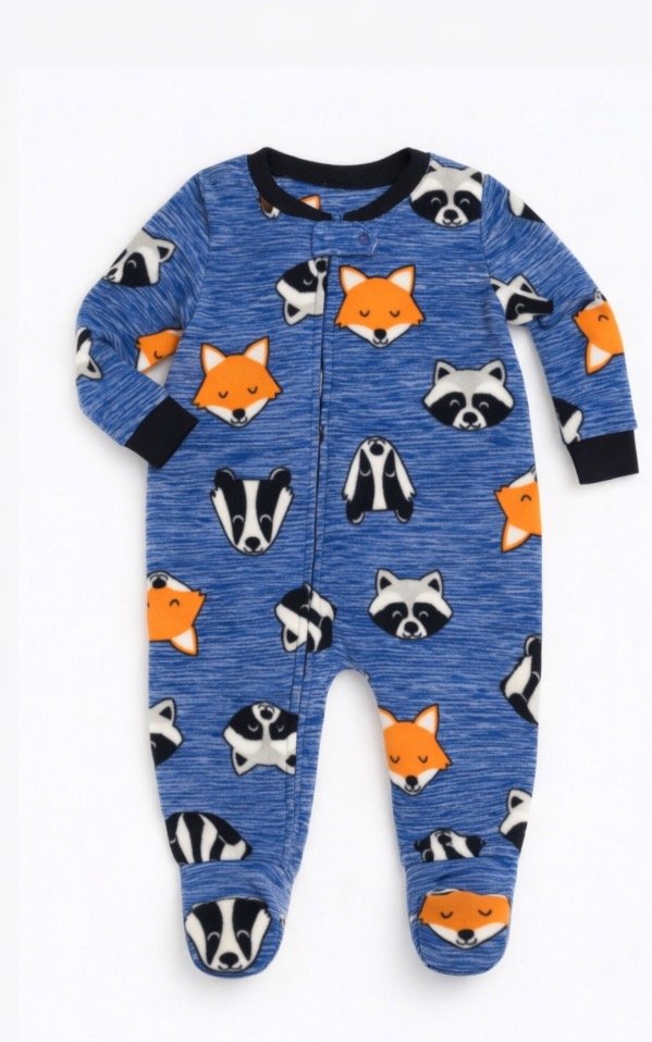 Producto - Enterito micropolar con pies mapache