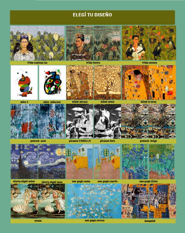 Producto - Agenda 2025 A5 ARTISTAS (14,5 x 21) semana a la vista