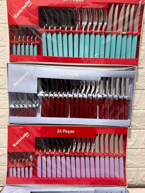Producto - Set de cubiertos x24 Barichello inox