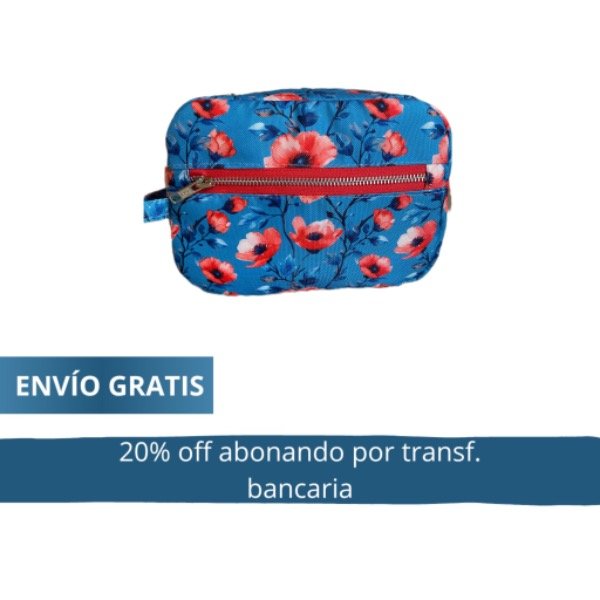 Producto - Neceser Isotérmico Amapola  abonando por transf. Bancaria 59.840 pesos
