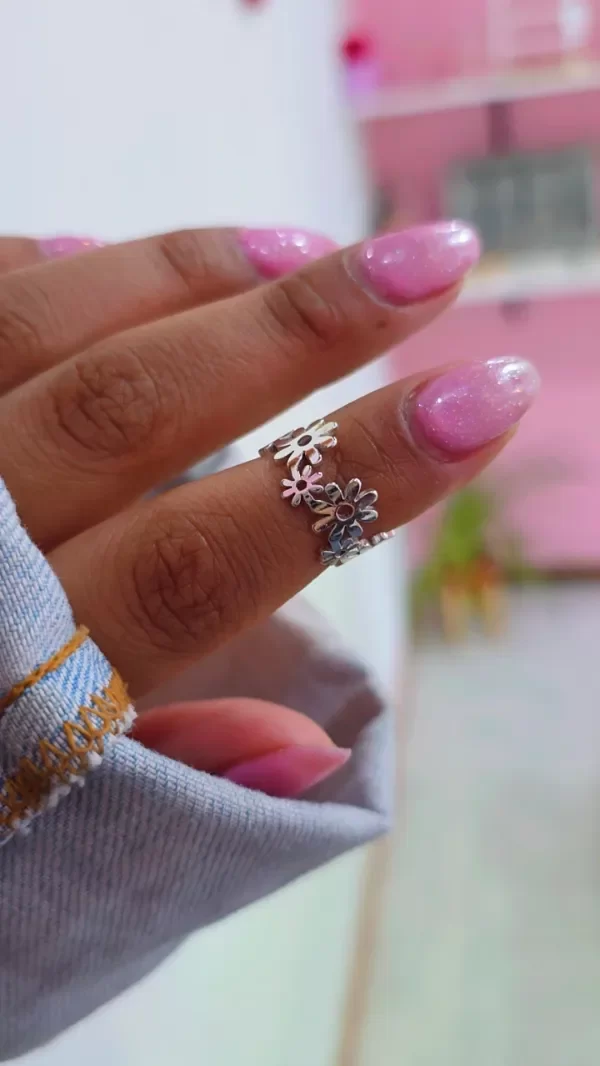 Producto - Anillo midi flor AB