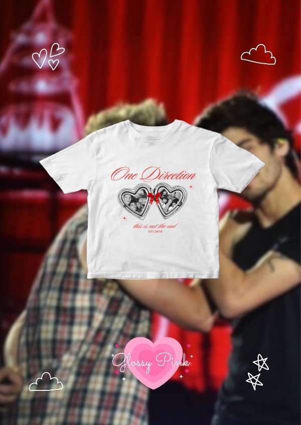 Producto - Baby Tee Relicario 1D - DTF