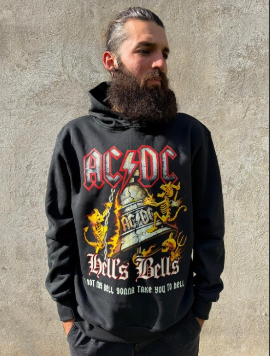 Producto - Buzo AC/DC . Estampado brilla en la oscuridad(Edición Limitada)