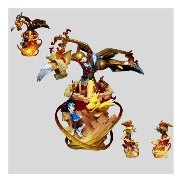 Producto - Diorama Tai - Agumon - WarGreymon 32cm - Digimon