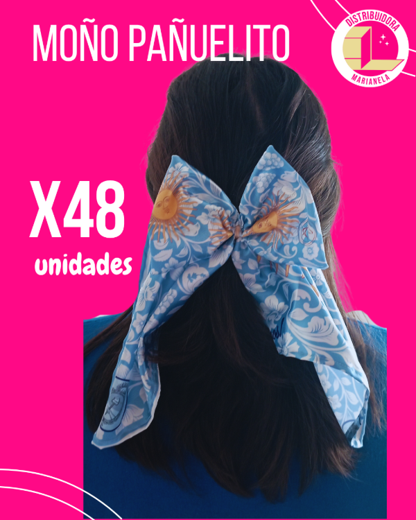 Producto - Colitas Moño con Pañuelito - Pack x48 unidades