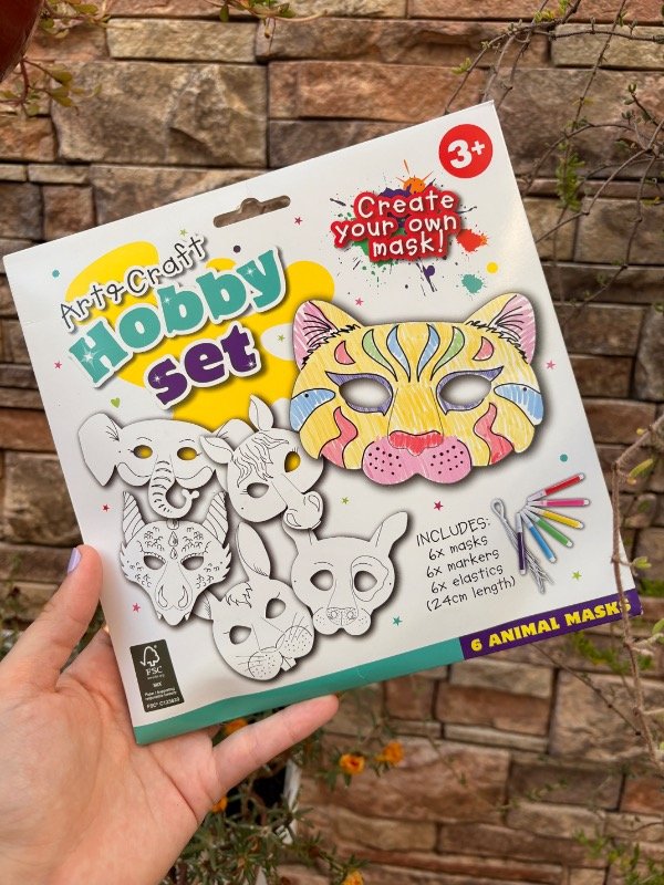 Producto - Máscaras para pintar ANIMALES