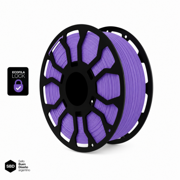 Producto - Filamento Hellbot ECOFILA PLA 1,75mm 1kg VIOLETA