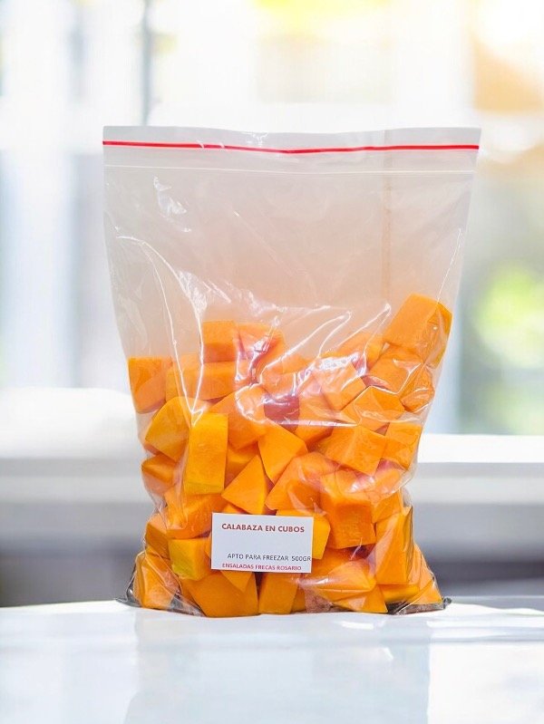 Producto - Calabaza en cubos 500gr