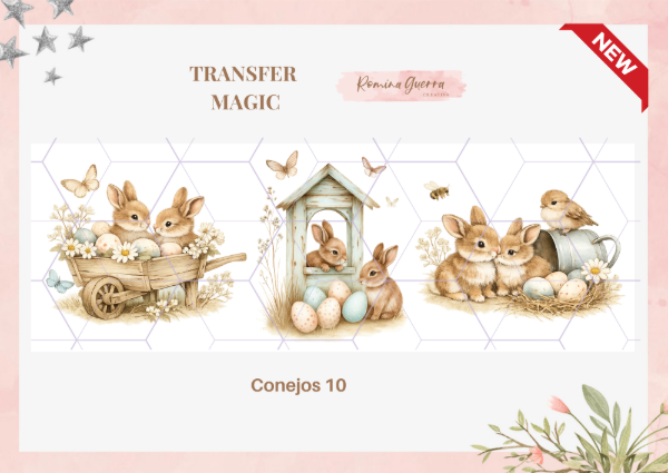 Producto - Transfer magic - Conejos 10