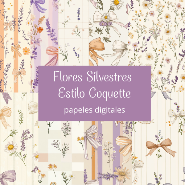 Producto - Flores silvestres estilo Coquette - PA-F22