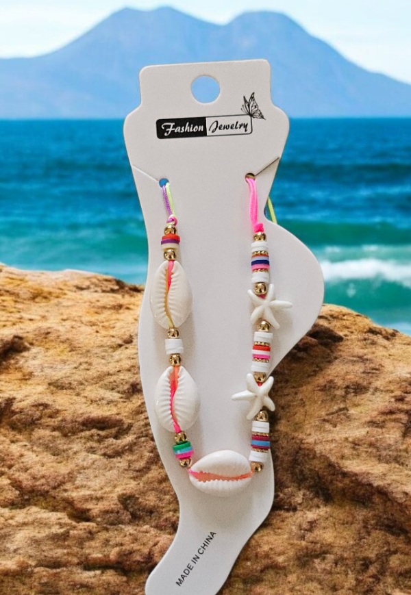 Producto - Tobillera caracol colores