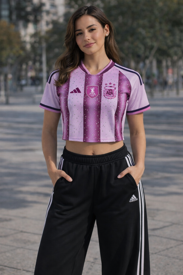 Producto - CAMISETA AFA STRASS ROSA